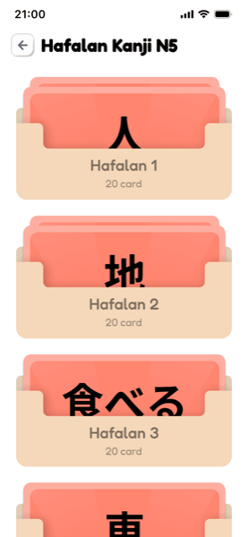 Kanji Flash Card screenshot 2