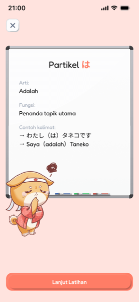 Partikel Explanation screenshot 2